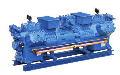 Semi-hermetic reciprocating TWIN compressors s in TWIN configuration All compressor models Q, S, V, Z and W are also available in TWIN ; two compressors with the same volume displaced are coupled