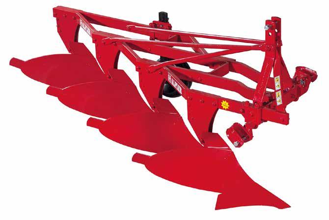 - PP ploughs are equipped with bolt safety system preventing any damage on the tractor and on the plough caused by overloading.