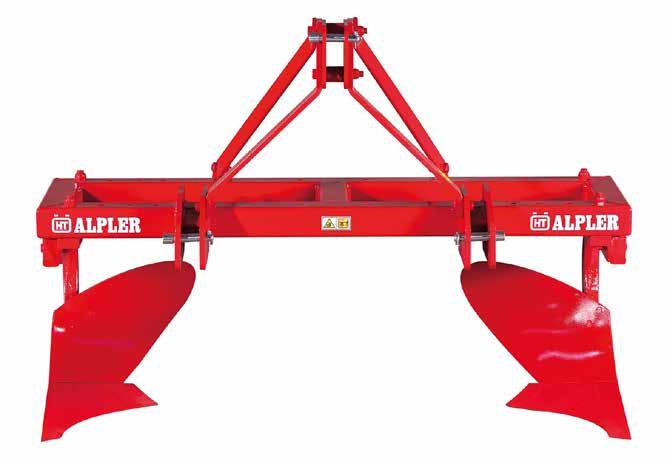 - Furrow opening and diking possibility with same plough by positioning the bodies. - Adjustable dike width.