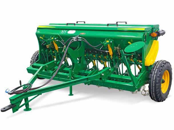 - Grains like Wheat, barley, oats, rye, etc: Lentils, legumes such as chickpeas: Alfalfa, canola etc.: small type seeds could be sowing. - Usable at all tractor and soil conditions.