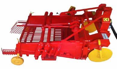 2 ROWS POTATO HARVESTER MACHINE WITH PALLET AND SIEVE SYSTEM (BIGGER TYPE) 2 ROWS POTATO HARVESTER MACHINE WITH COMPLETE SIEVE SYSTEM 2 ROWS POTATO