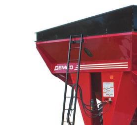 GRAIN CARTS 850 1050 Standard Feature ADJUSTABLE SPOUT HYDRAULICS NOTES: - A standard grain cart requires three hydraulic remotes.