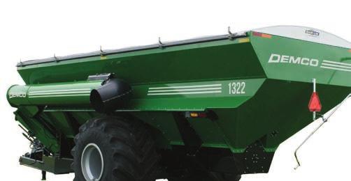 GRAIN CARTS 1122 1322 NEW 2019 STANDARD FEATURES 1 ¾ - 1000 RPM PTO Automatic reset cut-out clutch with overrunning clutch to protect auger