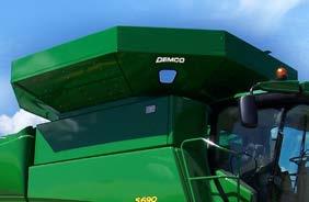 DEMCO XL GRAIN TANK EXTENSIONS Demco XL grain tank extensions allow you to add more capacity by replacing the factory extension STANDARD