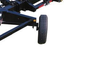 Steering linkages with ball joints for smooth steering of rear axle and increased ground clearance HOW TO ORDER: 1.