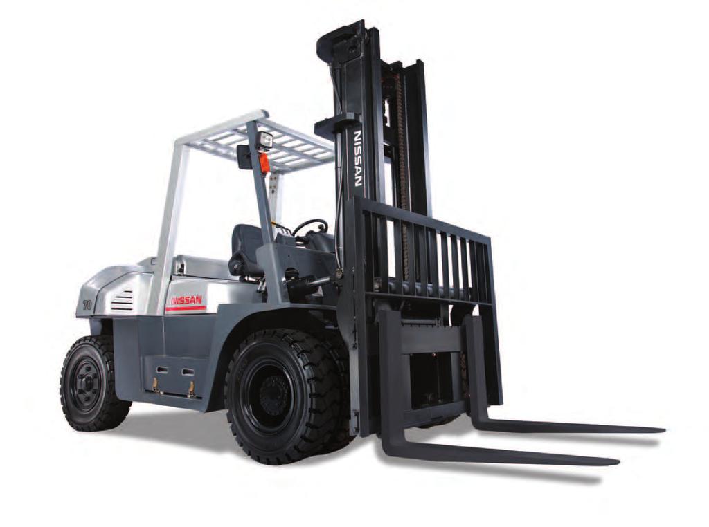 within three seconds to prevent further forklift movement. Wide angle visibility Powering the heart of this machine is one of the most modern diesel engine technology available.