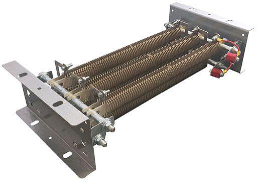 High Power, High Current EDG Mica Grid Resistors, Grid Mill Bank Design FEATURES assembly 8 kw at 40 C Superior watt density for higher powers in same space EDG technology support system improved for