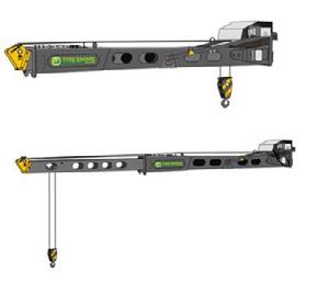 Telescopic structure for lifting and shifting materials.