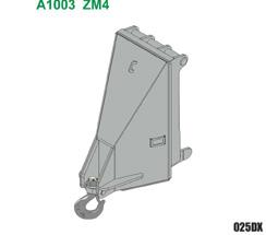 Attachment designed for lifting and handling suspended loads.
