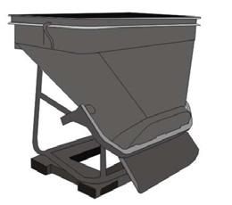 side depending on unloading requirements Hydraulic command for unloading hatch version