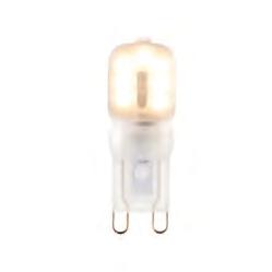 glass H: 43mm Dia: 13mm 2 x G9 GU10 LED DIMMABLE COOL WHITE 73255 Clear glass H: 52mm Dia: 50mm 5.