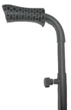 069.0090 4 Push handles quick release height adjustable, is delivered with