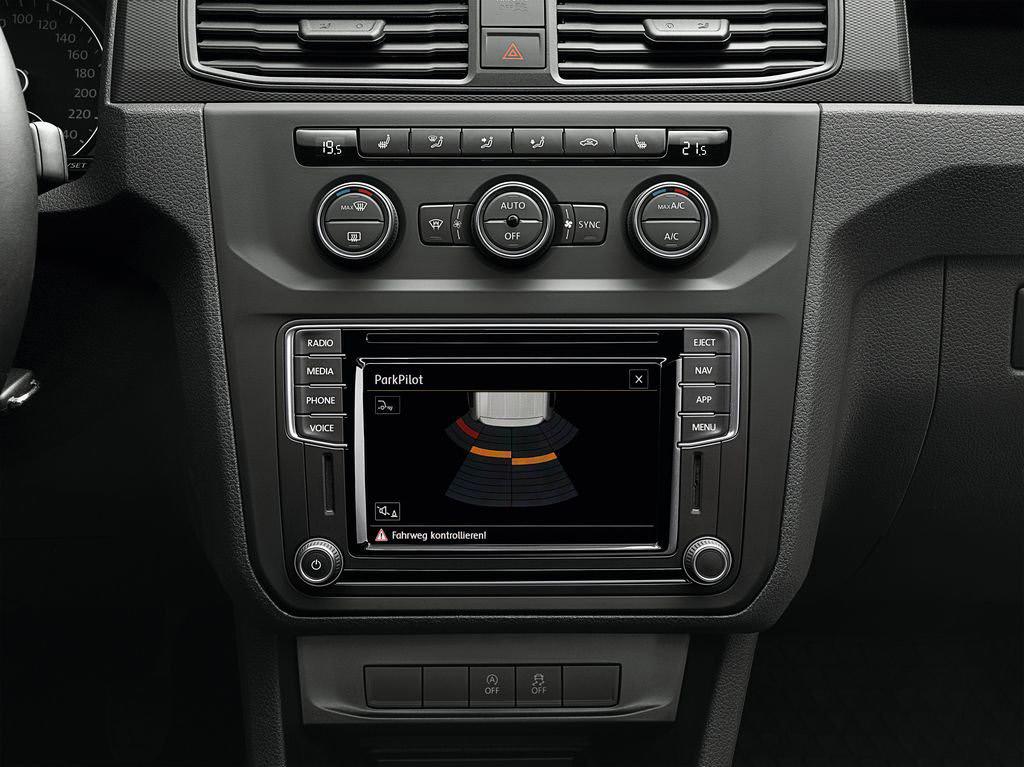 The Caddy Life - Standard Equipment Highline - in addition to Trendline Audio & Communications Composition Media radio system