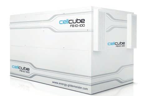In its weather-proof housing the CellCube can be used immediately worldwide. Clean power 24 / 7 year round.