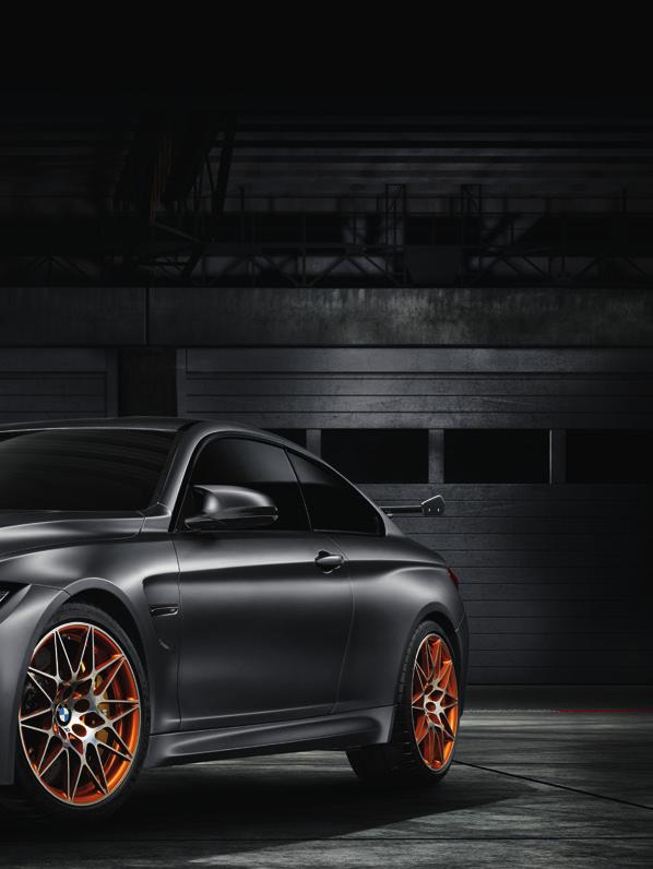 Standard Equipment Highlights 4 M light alloy style 666 M wheels with Acid Orange highlights with Michelin Pilot Sport Cup 2 tyres, 19" front, 20" rear M4 GTS specific coilover suspension M TwinPower