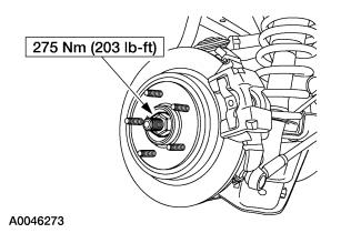 Page 1 of 6 SECTION 204-00: Suspension System 2004 Explorer/Mountaineer Workshop Manual REMOVAL AND INSTALLATION Procedure revision date: 08/05/2005 Wheel Bearing, Hub, Knuckle, Upper Arm and Lower