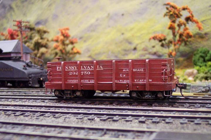 I use a mix of Poly S Special Red Oxide, Reefer Orange and Caboose Red. Once the base coat was dry, I added just a little rust on the metal parts here and there.