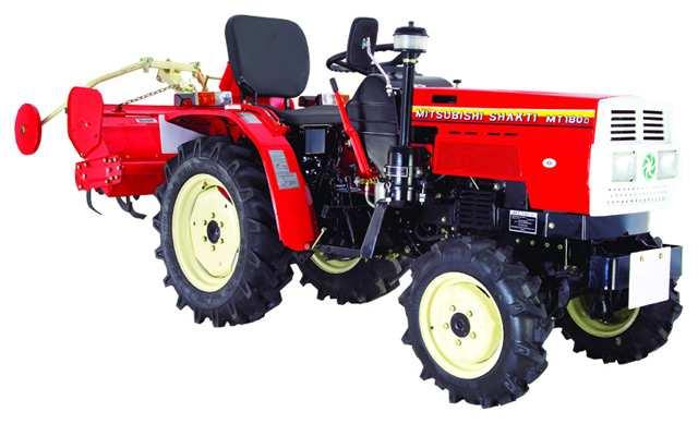 MITSUBISHI SHAKTI MT-180 D TRACTOR (With 1100mm Rotary) Specifications ENGINE TRANSMISSION Engine Model : K3C Transmission: Selective Sliding Gear Type: 3 Cylinder, 4 Stroke, Over Head Valve Forward: