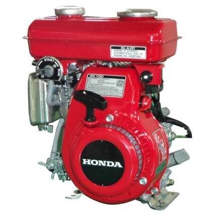 type Displacement Net power Fuel tank Engine Oil Dry weight Honda GK 100 Engine 4 stroke, Air