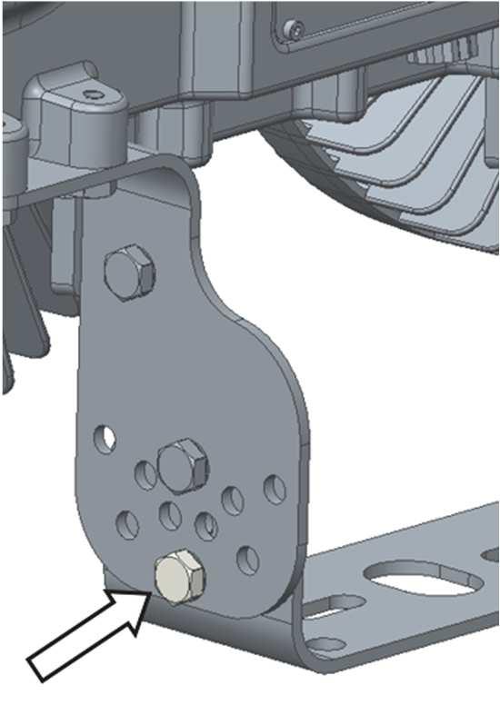 Figure 2 - Angle Locking Bolt Aim light fixture to desired angle (see Figure 3). Figure 3 - Position Fixture Reinstall angle locking bolts on both sides (see Figure 2). Torque to 25 ft-lb [33.