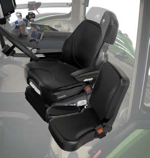For enhanced operating comfort, the cockpit swings parallel with the steering wheel.