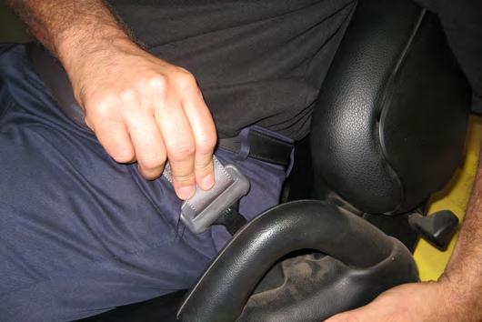 To ensure that the forklift cannot be operated unless the seatbelt is securely fastened, RCT has developed the Muirhead Sequential Seatbelt Controller.