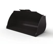 GENERAL PURPOSE BUCKETS LIGHT MATERIAL BUCKETS Work with mildly abrasive materials.