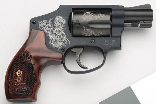 150783 150785 MACHINE ENGRAVING Smith & Wesson now offers machine-engraved fi rearms from our