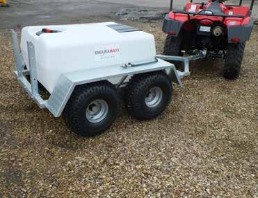 32 PRO 400L ATV TRAILER SPRAYERS 33 WATER BOWSERS Range of motorised and