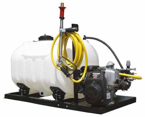 5HP BRIGGS AND STRATTON ENGINE HIGH PERFORMANCE MOTORISED SKID SPRAYERS Dimensions in mm 132417 150L Skid Sprayer with Comet APS 41 Pump 1300 (L) x 680 (W) x 550 (H) 132424 225L Skid Sprayer with