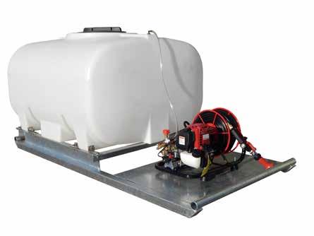 16 17 500L & 700L FIELD SPRAY UNITS 500L & 700L PRESSURE WASHER SKID UNITS UV stabilised & chemical resistant polyethylene tank specifically designed for spraying Available in 500L and 700L sizes