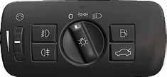 Lighting panel A B High beam flash. Toggle between high/low beams. Home safe lighting. Display & instrument panel lighting. Front fog lights. Rear fog light (driver s side only). Automatic headlights.