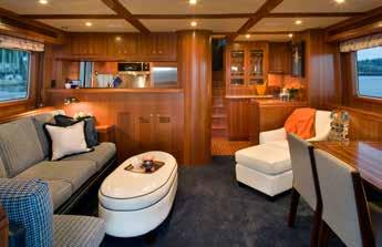Appliances The yacht is modernly decorated and equipped with a long list of comfort and convenience features: the galley is fullly equipped with first-rate