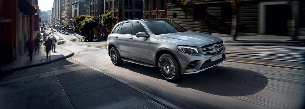 1 Ever higher. Further ahead. Encounter every drive on a whole new level: with the GLC.