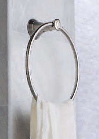 Accessories Essentials From robe hooks and paper holders, to towel bars and rings,