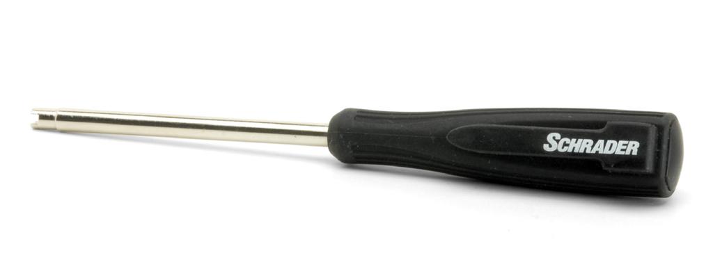 Torque wrench insures that valve cores are installed to the proper torque. 20141 Standard handle core tool for standard valve cores.