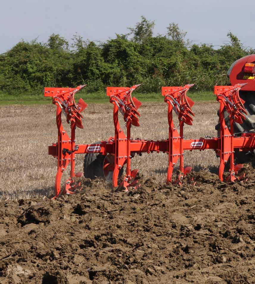 IN-FURROW MOUNTED PLOUGH STRONG, ACCURATE, SMART... UNICO! UNICO is featured with a special parallelogram linkage system designed to quick up settings and improve accuracy of tillage on field.