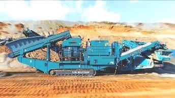 engine via hydraulically controlled clutch Crusher Options CONCAVE MAXIMUM FEED SIZE