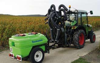 Spraying control bo in the cab Easy adaptation to various