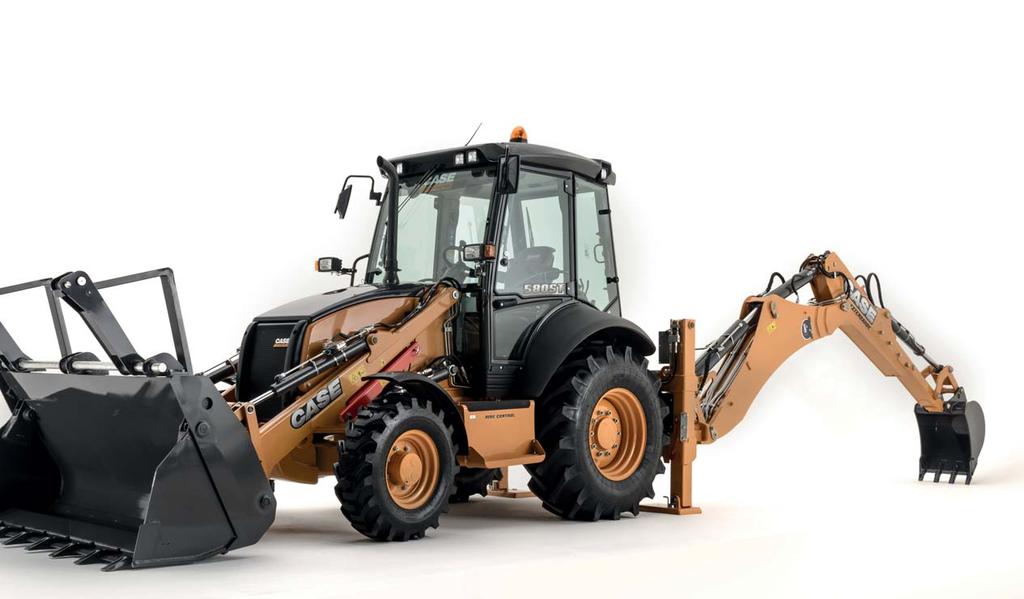 BACKHOE TAILORED MADE SOLUTIONS LOAD SENSING HYDRAULIC SYSTEM Modulated Power The load sensing hydraulics provide just the right amount of oil for each task, even when the engine is running at low