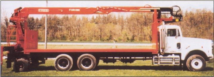 Although they have many advantages, when the rear-mounted cranes were introduced into North America, they caught on in Canada but not in the United States.