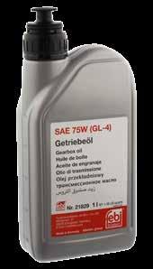 G 052 171 A1 / A2 febi 21829 is a high-grade universal FE transmission fluid (fuel economy) for all manual gearboxes that require low-viscosity oils to reduce fuel consumption in accordance with