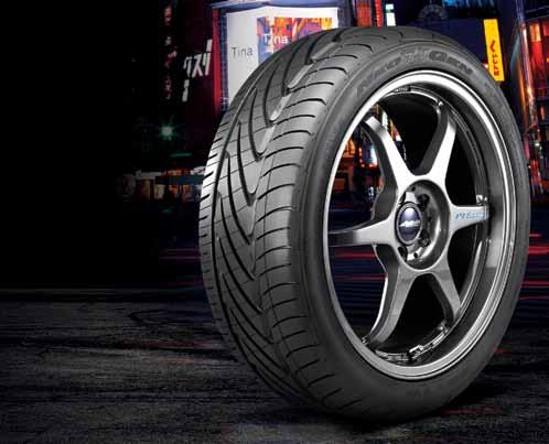 Street All-Season Performance Deep circumferential grooves work in unison with the slanted threedimensional tread blocks to evacuate water to help maintain contact with the road and provide increased