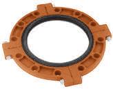 For Grooved-End Pipe Fig. 7012 Gruvlok Flanges The Gruvlok Fig. 7012 Flange allows direct connection of Class 125 or Class 150 flanged components to a grooved piping system.