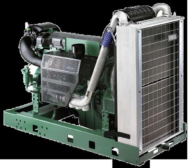 VOLVO PENTA GENSET ENGINE TAD1640GE 432 kw (588 hp) at 1500 rpm, 480 kw (653 hp) at 1800 rpm, acc.