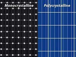 Module Types Monocrystalline - PV modules are the most efficient and
