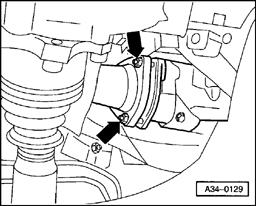 - Remove Three Way Catalytic Converter (TWC) together with exhaust pipe from below.