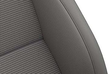 Upholstery "Stripes" cloth Titan Black (BY) Standard on Comfortline "Stripes" cloth Palladium Grey