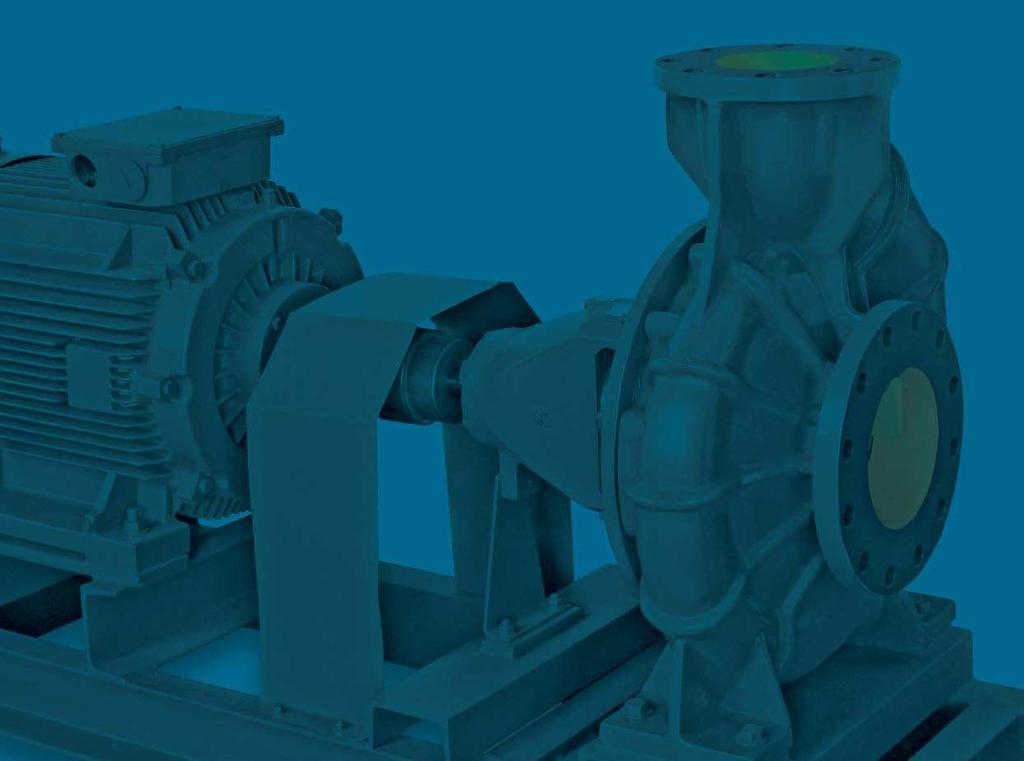 H 2 O Series CENTRIFUGAL End-suction Pumps Design Features Top centerline discharge with foot supported casing. - Ease of installation. - Simpliies piping layout.