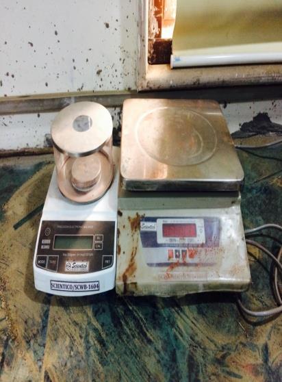 extractor Weighing